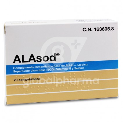 ALAsod, 20 Comprimidos