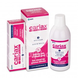 Pack Cariax Gingival Colutorio, 500 ml + Pasta Dent&iacute;frica de Regalo