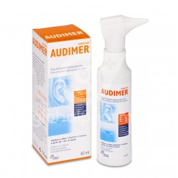 Audimer Audiclean Soluci&oacute;n Limpieza O&iacute;dos, 60 ml