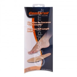 Comforsil Plantilla Silicona "Pisa-C&oacute;modo" Talla M, 1 Par