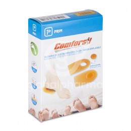 Comforsil Taloneras para Espol&oacute;n con Orificio Desplazable Talla M, 1 Par