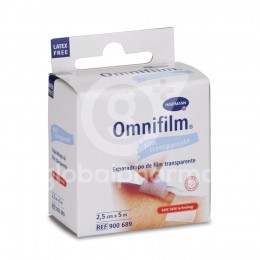 Hartmann Omnifilm Film Esparadrapo Transparente, 5 m x 2,5 cm