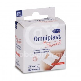 Esparadrapo Omniplast Tela Blanca, 5X2,5