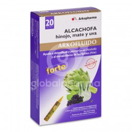 Arkopharma Arkofluido Alcachofa Forte 15 ml, 20 Ampollas