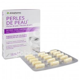 Arkopharma Perlas de Piel Ácido Hialurónico, 30 Cápsulas