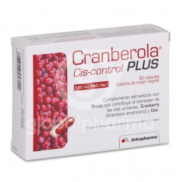 Arkopharma Cis-Control Cranberola Plus con Brezo, 60 Cápsulas