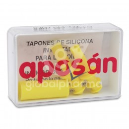 Aposán Tapones Silicona Inyectada Niños, 2 uds