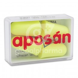Aposán Tapones Espuma de Poliuretano, 4 uds