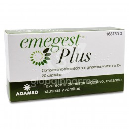 Emegest Plus, 20 Cápsulas