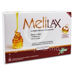 Aboca Melilax Microenema 10 g, 6 Unidades