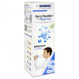 Aero Chamber Plus Flow-Vu Inhalador
