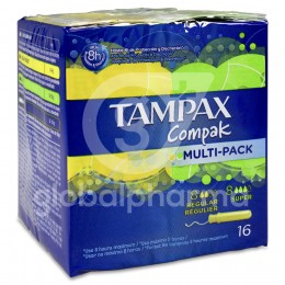 Multipack Tampax Compak, 8+8 Unidades