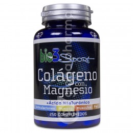 Bie3 Sport Colágeno con Magnesio, 250 Comprimidos