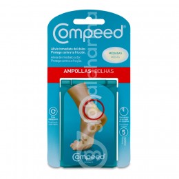 Compeed Ampollas Medianas, 5 Apósitos