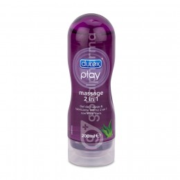 Durex Play Gel Masaje Aloe Vera, 200 ml