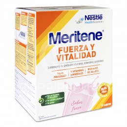 Meritene Batido Sabor Fresa, 15 Sobres