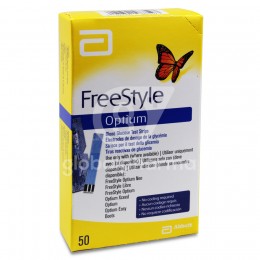 Freestyle Optium Glucosa, 50 Unidades