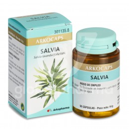 Arkopharma Arkocápsulas Salvia, 50 Cápsulas