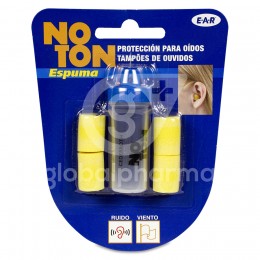 Tapones Oídos Noton Espuma, 4 Unidades