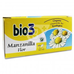 Bio3 Manzanilla Flor Ecológica, 25 Bolsas