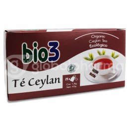 Bio3 Té Ceylan Ecológico, 25 Bolsas