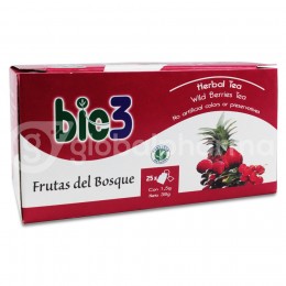 Bie3 Té de Frutas del Bosque, 25 Bolsas