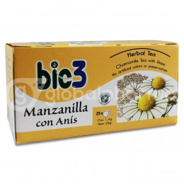 Bie3 Manzanilla con Anís, 25 Bolsas