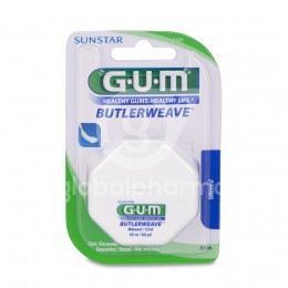 GUM ButtlerWeave Seda Dental con Cera, 55 m