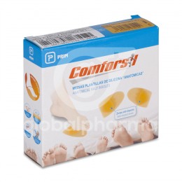 Comforsil Medias Plantillas de Silicona Anatómicas, 1 Par