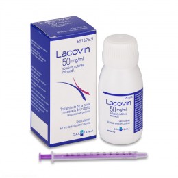 LACOVIN 50 mg/ml SOLUCIÓN CUTÁNEA , 1 frasco de 60 ml
