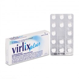 VIRLIX PLUS COMPRIMIDOS DE LIBERACION PROLONGADA RECUBIERTOS CON PELICULA, 14 comprimidos