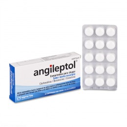 ANGILEPTOL COMPRIMIDOS PARA CHUPAR SABOR MENTA-EUCALIPTO, 30 comprimidos