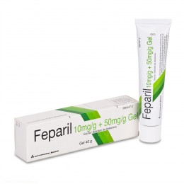FEPARIL 10mg/g + 50mg/g GEL , 1 tubo de 40 g