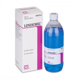 LINDEMIL 6 mg/ml + 80 mg/ml SOLUCION VAGINAL , 1 frasco de 500 ml