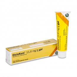DICLOKERN 11,6 mg/g GEL , 1 tubo de 60 g