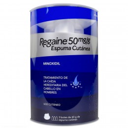 REGAINE 50 MG/G ESPUMA CUTANEA , 3 tubos de 60 g