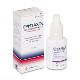 Epistaxol solución cutánea, 1 frasco de 10 ml
