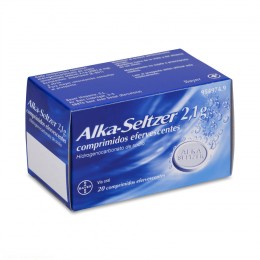 ALKA-SELTZER 2,1 g COMPRIMIDOS EFERVESCENTES , 20 comprimidos