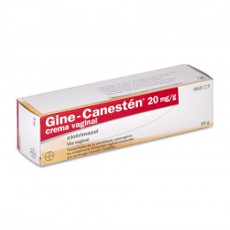 GINE-CANESTEN 20 mg/g CREMA VAGINAL , 1 tubo de 20 g