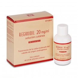 REGAXIDIL 20 mg/ml SOLUCION CUTANEA , 1 frasco de 60 ml